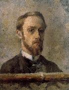 Edouard Vuillard Self portrait mirror France oil painting artist